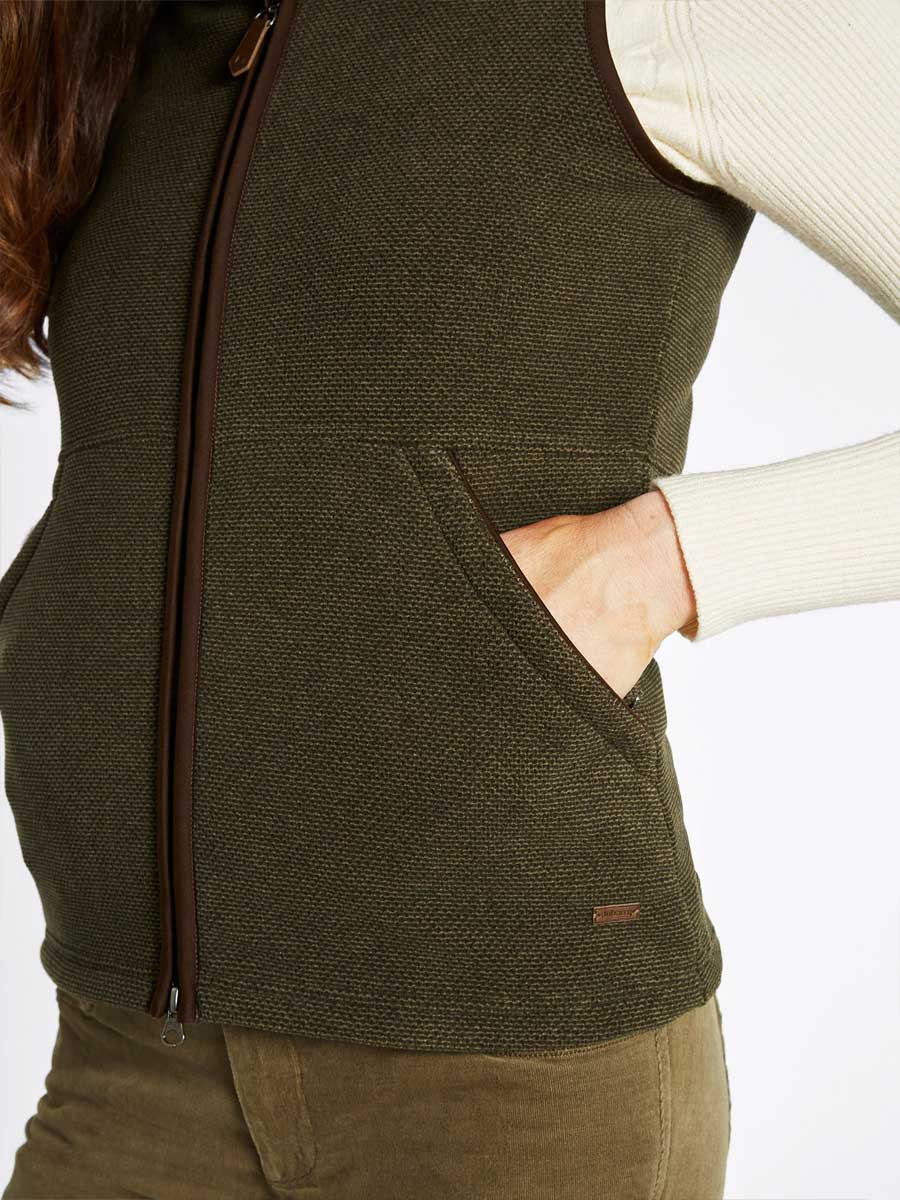 DUBARRY Carbury Fleece Gilet - Womens - Olive