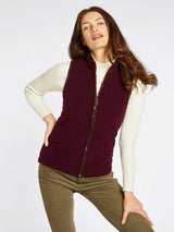 DUBARRY Carbury Fleece Gilet - Womens - Ox Blood