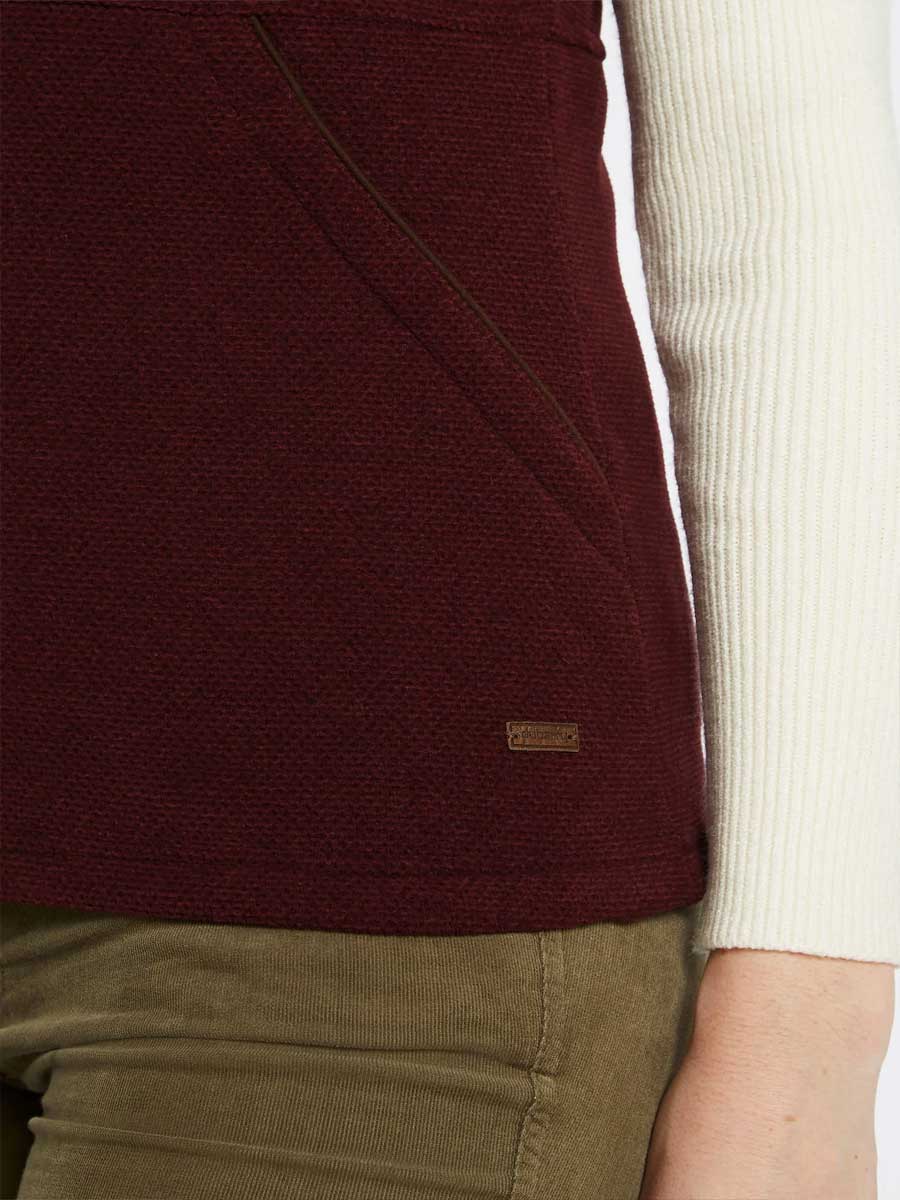 DUBARRY Carbury Fleece Gilet - Womens - Ox Blood