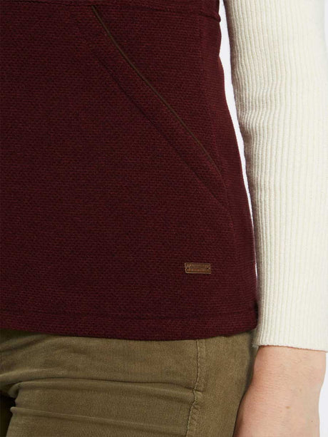 DUBARRY Carbury Fleece Gilet - Womens - Ox Blood