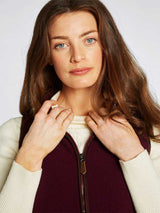 DUBARRY Carbury Fleece Gilet - Womens - Ox Blood