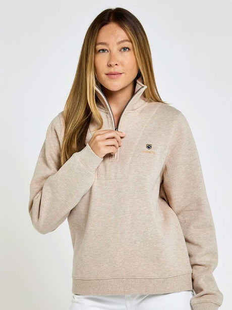 DUBARRY Castlemartyr 1/4 Zip Neck Sweater - Women's - Bone