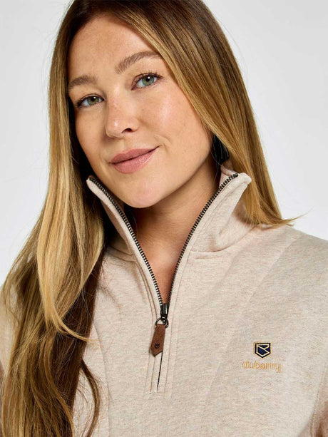 DUBARRY Castlemartyr 1/4 Zip Neck Sweater - Women's - Bone