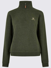 Load image into Gallery viewer, DUBARRY Castlemartyr 1/4 Zip Neck Sweater - Women&#39;s - Olive
