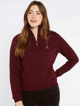 Load image into Gallery viewer, DUBARRY Castlemartyr 1/4 Zip Neck Sweater - Women&#39;s - Ox Blood
