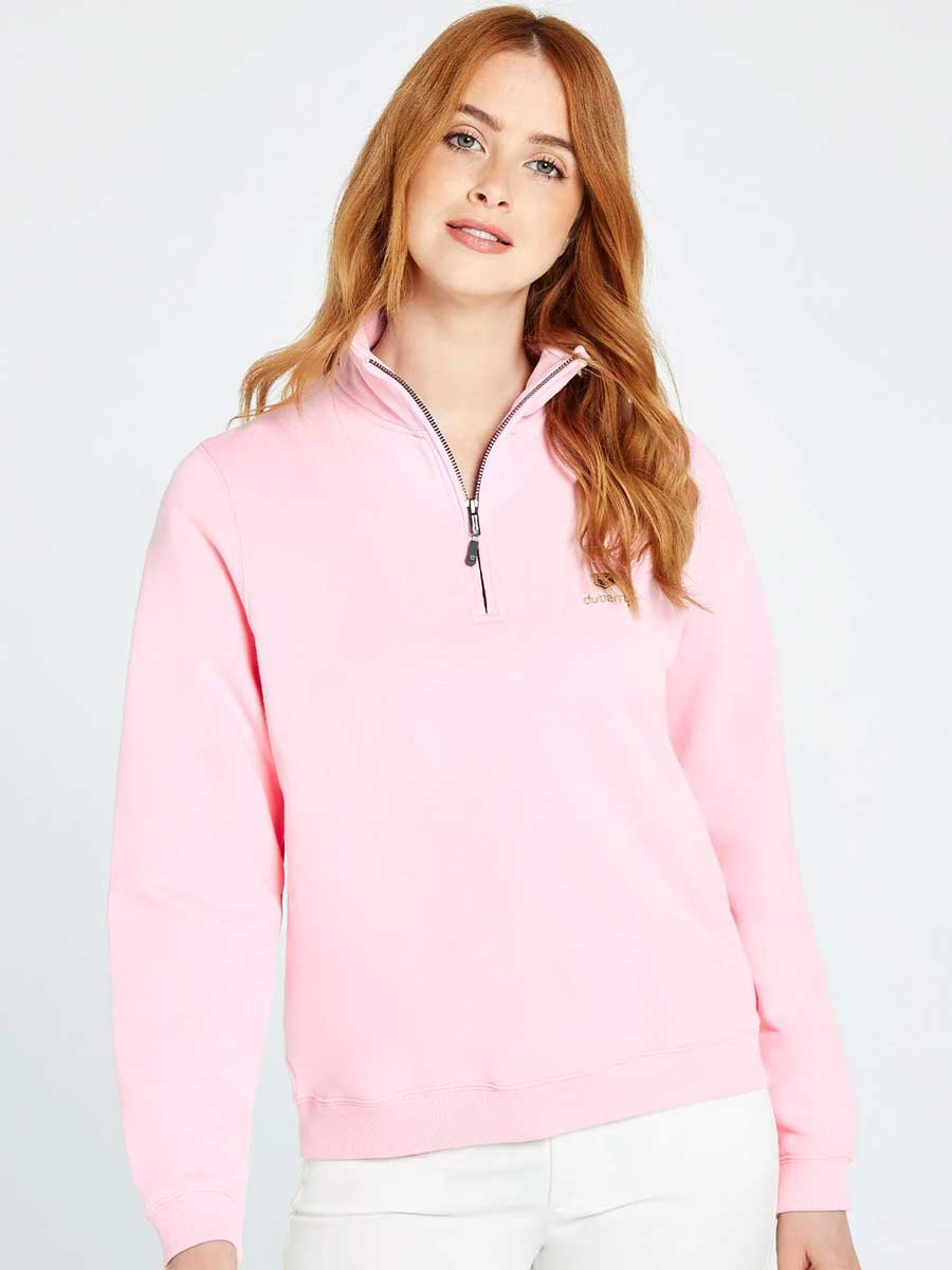 DUBARRY Castlemartyr 1/4 Zip Neck Sweater - Women's - Pink