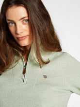 Load image into Gallery viewer, DUBARRY Castlemartyr 1/4 Zip Neck Sweater - Women&#39;s - Sage
