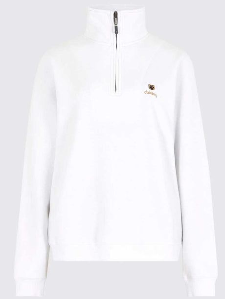DUBARRY Castlemartyr 1/4 Zip Neck Sweater - Women's - White