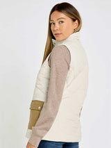 DUBARRY Clashmore Quilted Gilet - Womens - Bone