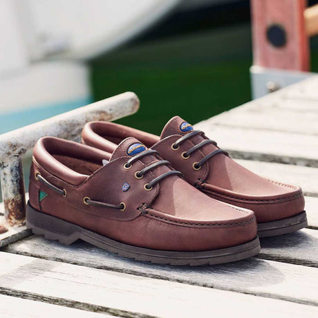 DUBARRY Commander Deck Shoes - Mens - Mahogany