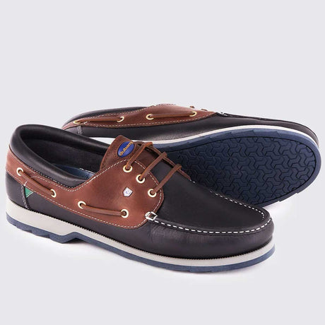 DUBARRY Commander Deck Shoes - Mens - Navy / Brown