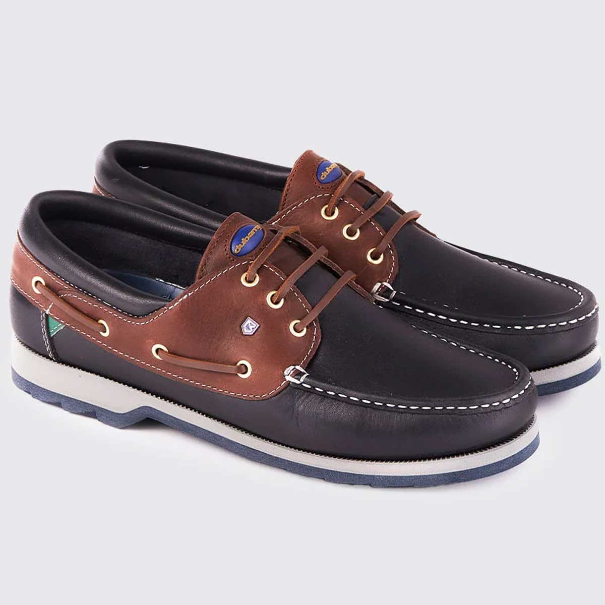 DUBARRY Commander Deck Shoes - Mens - Navy / Brown