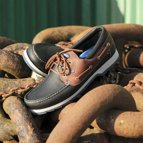DUBARRY Commander Deck Shoes - Mens - Navy / Brown