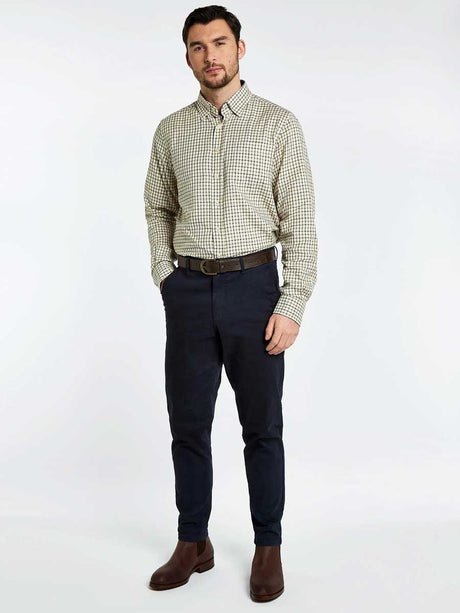 DUBARRY Connell Tattersall Check Shirt - Men's - Mahogany Dubarry