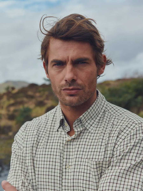 DUBARRY Connell Tattersall Check Shirt - Men's - Mahogany