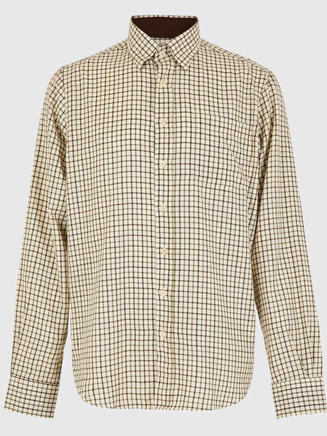 DUBARRY Connell Tattersall Check Shirt - Men's - Mahogany Dubarry