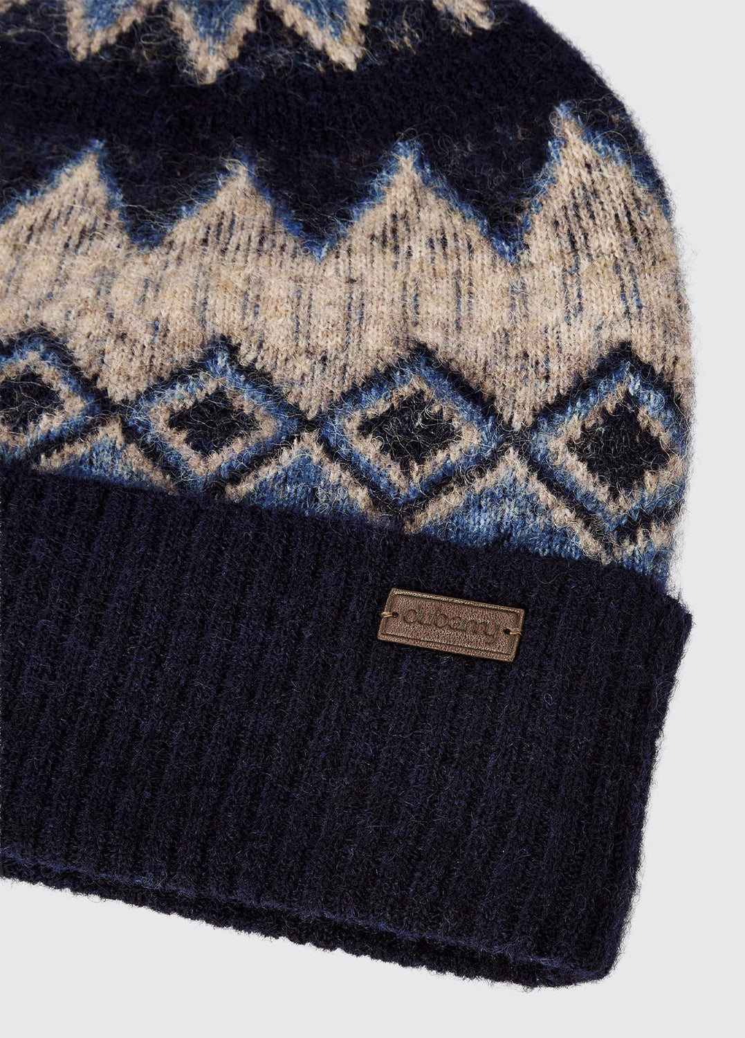DUBARRY Coolroe Fair Isle Bobble Hat - Navy Multi