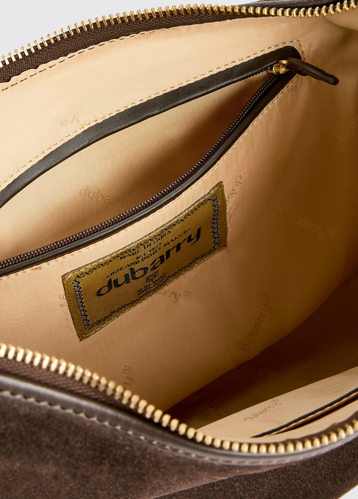 DUBARRY Cushendall Suede And Leather Handbag - Womens - Cigar