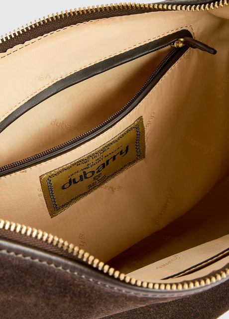 DUBARRY Cushendall Suede And Leather Handbag - Womens - Cigar