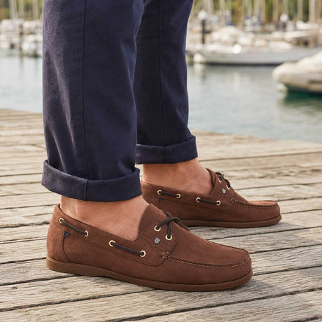 DUBARRY Men's Port Deck Shoes - Cafe