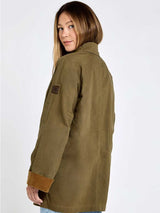 DUBARRY Delaney Wax Cotton Utility Jacket - Womens - Dusky Green
