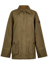 DUBARRY Delaney Wax Cotton Utility Jacket - Womens - Dusky Green
