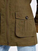 DUBARRY Delaney Wax Cotton Utility Jacket - Womens - Dusky Green