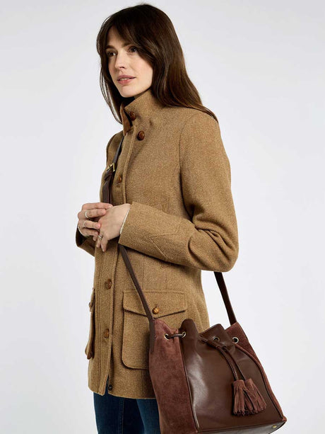 DUBARRY Doonbeg Cross-Body Bucket Bag - Cedar
