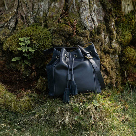 DUBARRY Doonbeg Cross-Body Bucket Bag - Navy