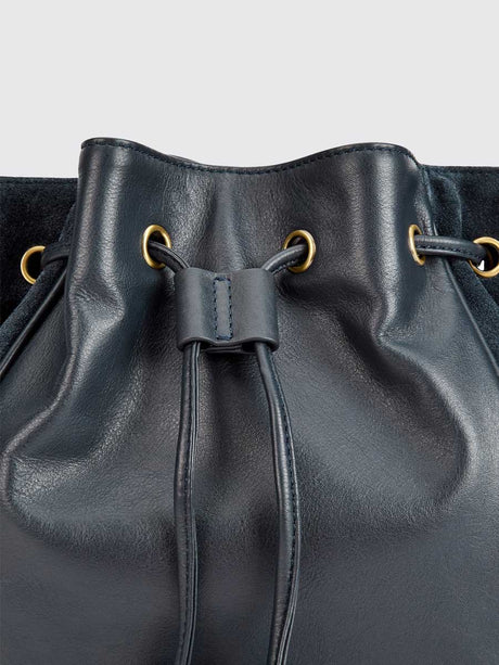 DUBARRY Doonbeg Cross-Body Bucket Bag - Navy