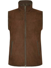 Load image into Gallery viewer, DUBARRY Dunhill Leather Gilet - Mens - Walnut

