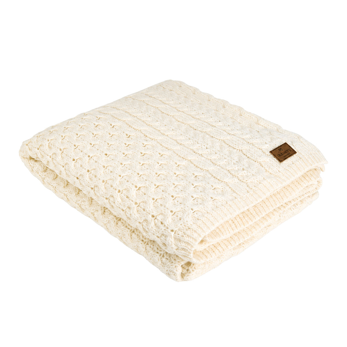 DUBARRY Dunkerrin Wool Throw - Cream