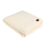 DUBARRY Dunkerrin Wool Throw - Cream
