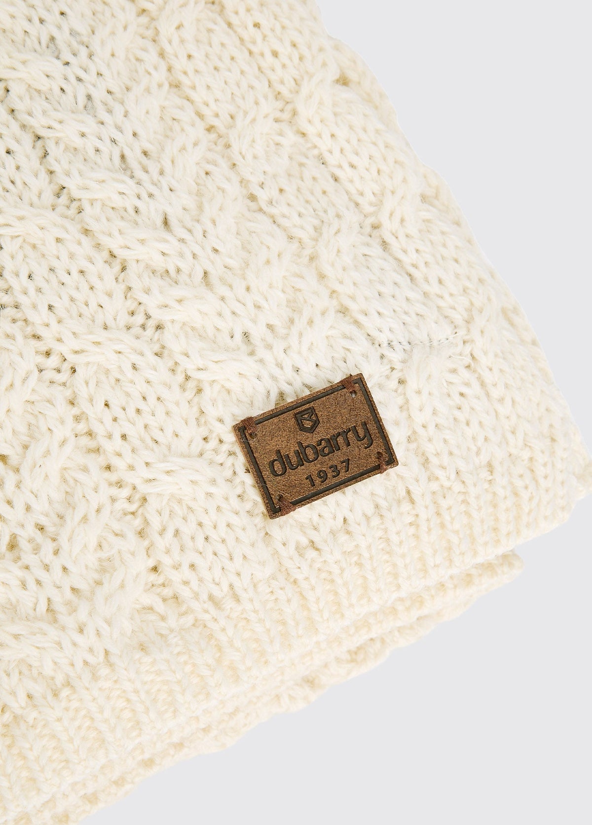 DUBARRY Dunkerrin Wool Throw - Cream