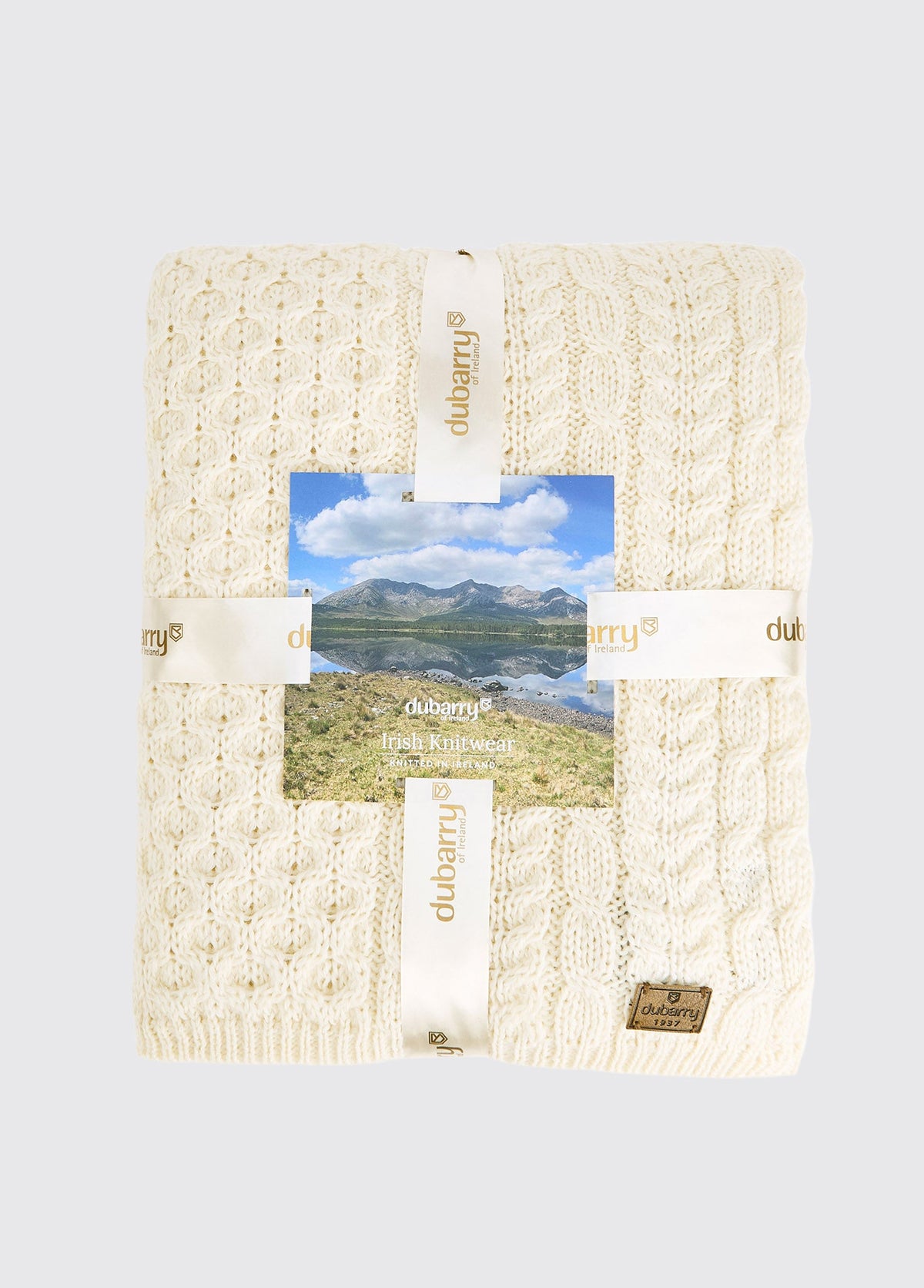 DUBARRY Dunkerrin Wool Throw - Cream