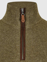 Load image into Gallery viewer, DUBARRY Feeney Zip Neck Sweater - Men&#39;s - Dusky Green
