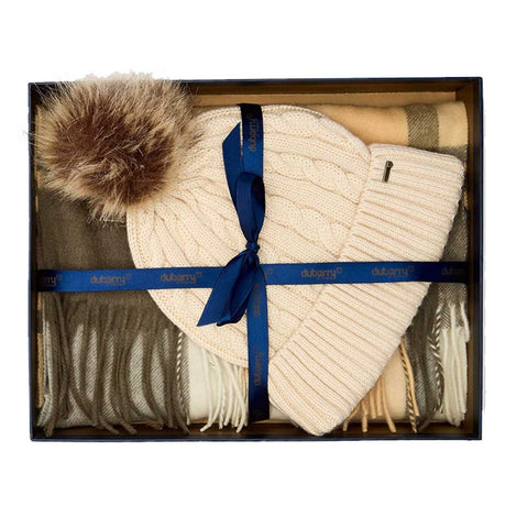DUBARRY Foley Matching Hat And Scarf Gift Set - Womens - Dusky Green