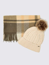 DUBARRY Foley Matching Hat And Scarf Gift Set - Womens - Dusky Green