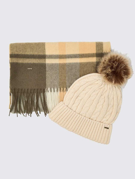 DUBARRY Foley Matching Hat And Scarf Gift Set - Womens - Dusky Green