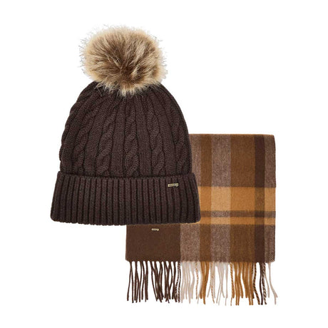 DUBARRY Foley Matching Hat And Scarf Gift Set - Womens - Elk
