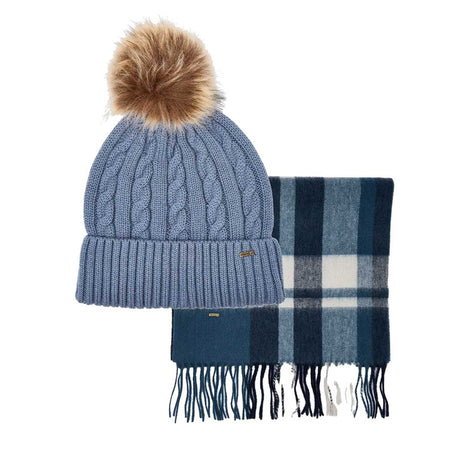 DUBARRY Foley Matching Hat And Scarf Gift Set - Womens - Indigo