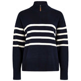 DUBARRY Fonthill Zip Neck Sweater - Womens - Navy
