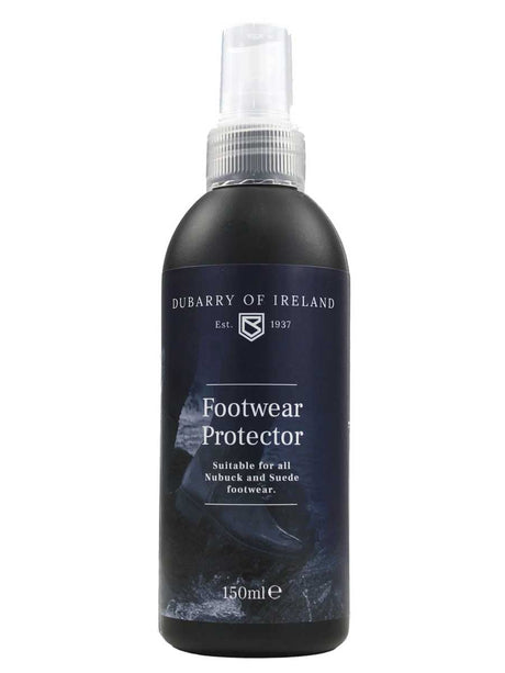 A 150ml bottle of Dubarry of Ireland Footwear Protector spray, designed for suede and nubuck protection, shown on a plain white background.