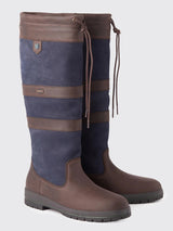 Dubarry Galway Women’s Leather Country Boots - Navy & Brown