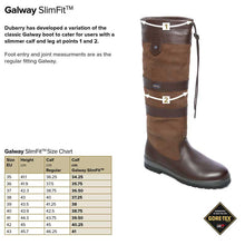Load image into Gallery viewer, dubarry-galway-slim-fit-size-guide
