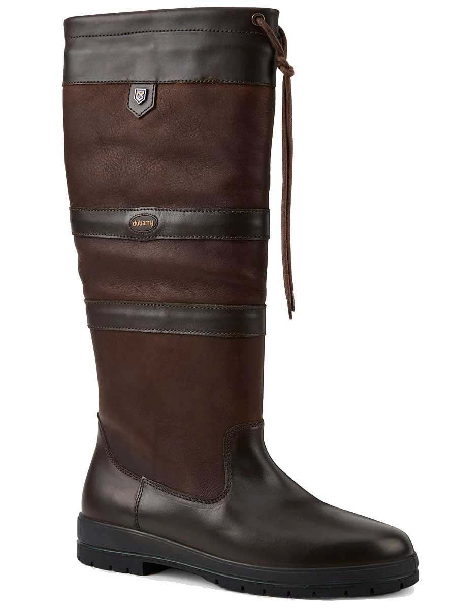 DUBARRY Galway Waterproof Leather Country Boots - Mocha