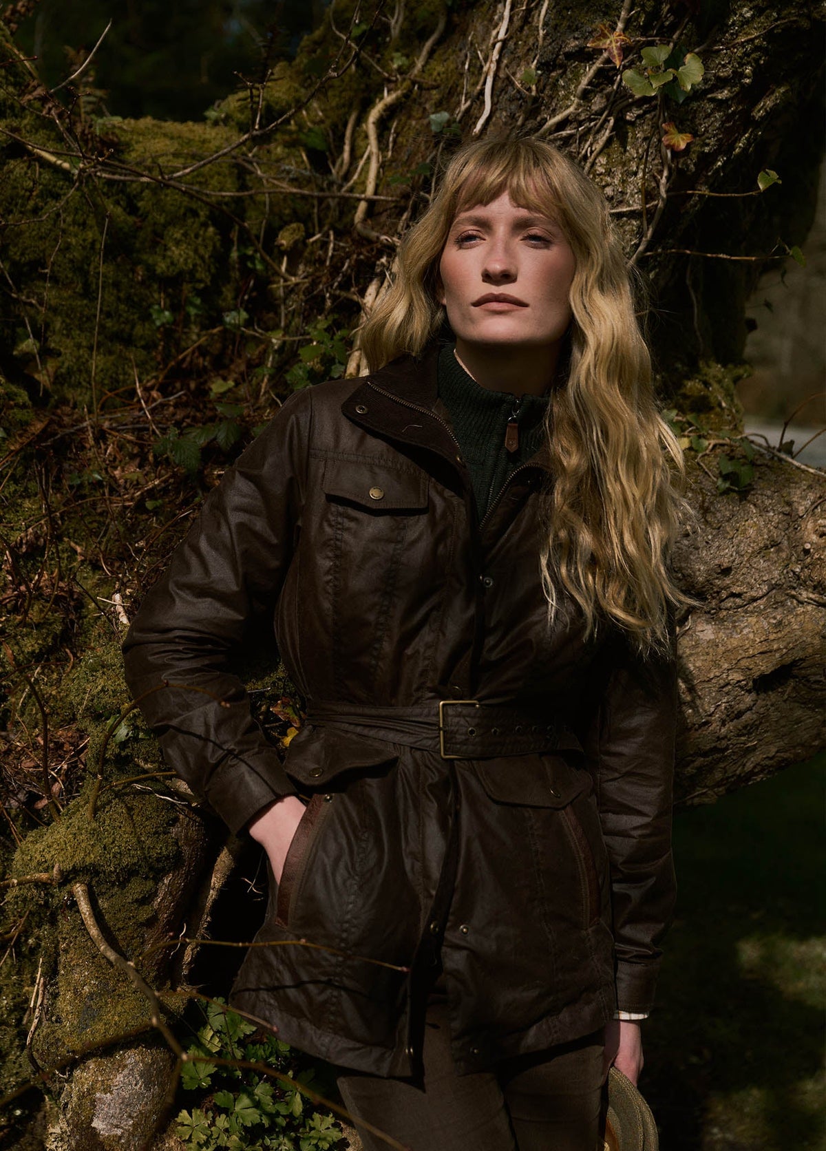 DUBARRY Gandon Belted Waxed Coat - Ladies - Café