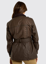 DUBARRY Gandon Belted Waxed Coat - Ladies - Café