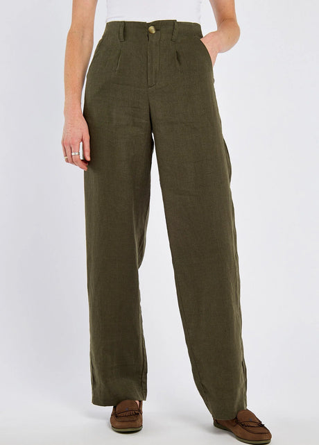 DUBARRY Kelby Women’s Linen Trousers - Khaki