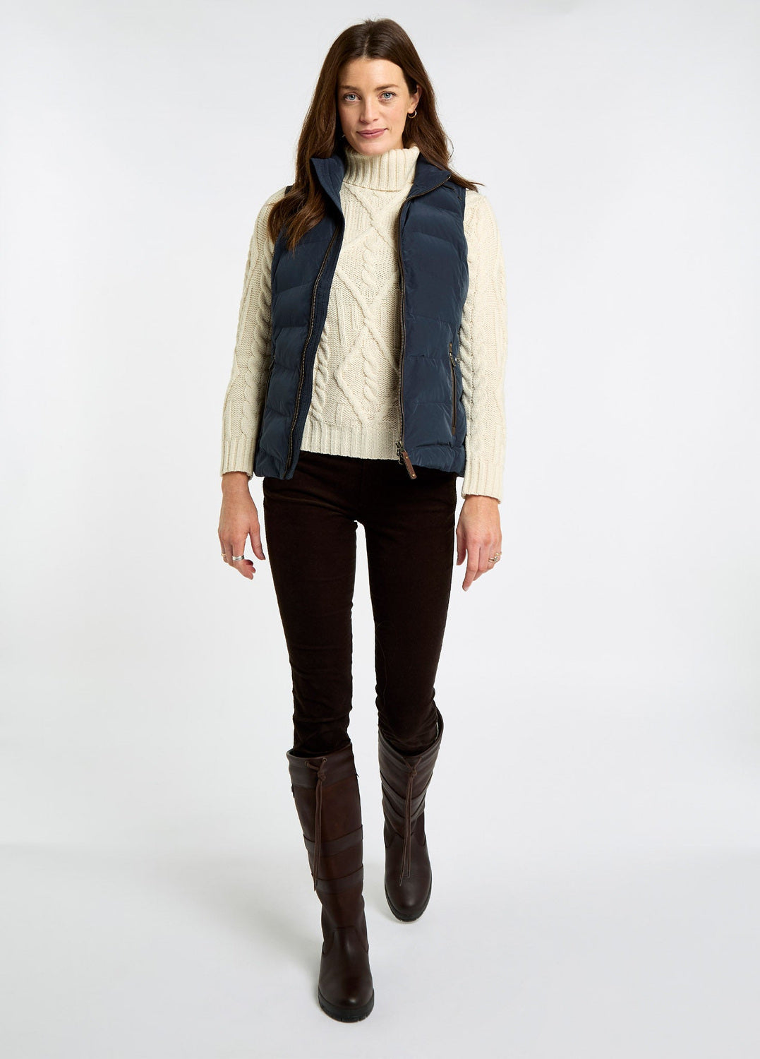 DUBARRY Kilcarey Quilted Gilet - Ladies - Navy